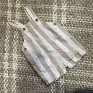LC little co striped overalls